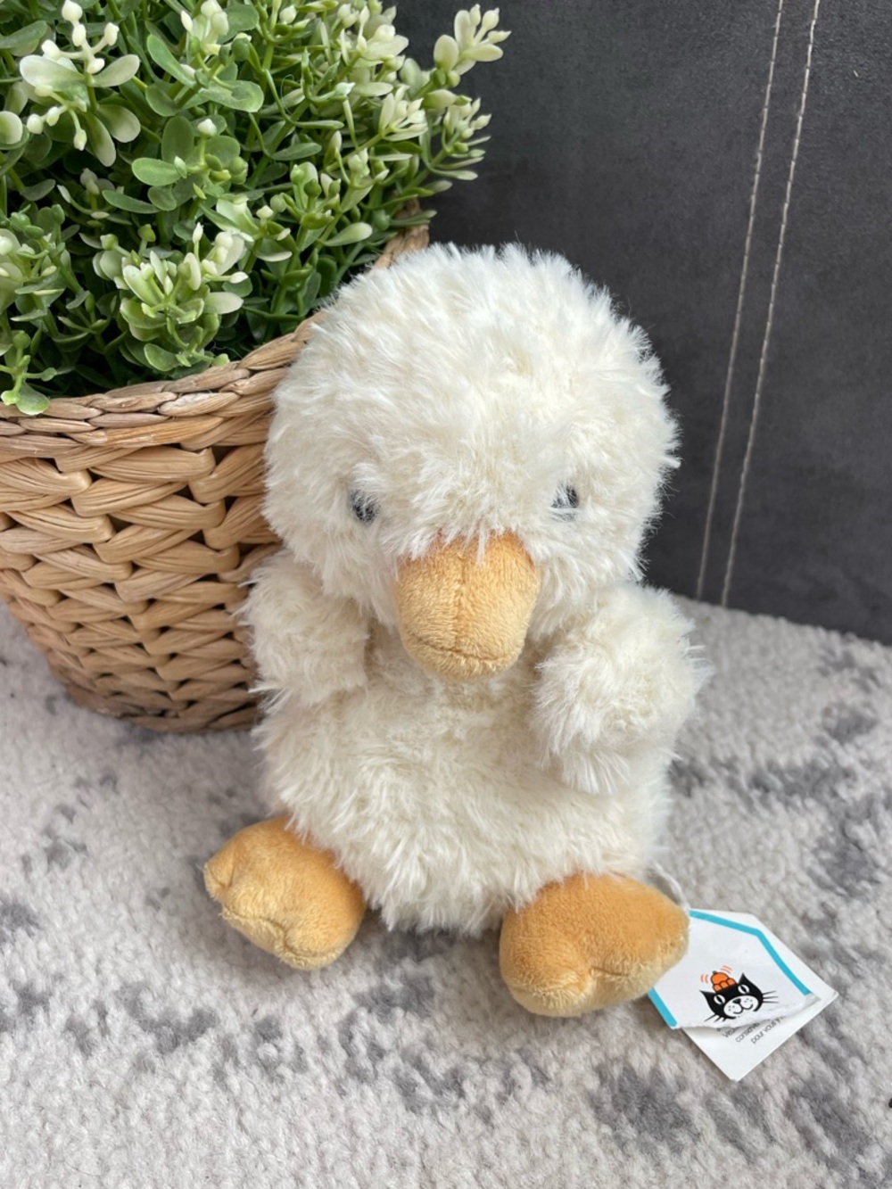 Jellycat Yummy Duckling NWT (ripped tag) Soft Plush Duck Yellow